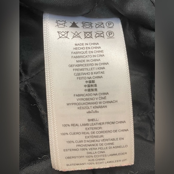 Michael Kors Moto Lambs Leather Jacket XS - Picture 10 of 16